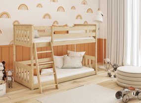 KEVIN 80x200 pine bunk bed Lano Furniture