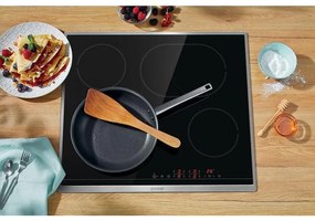 Κεραμικές εστίες Gorenje ECT643BX, 7000W, 4 ζώνες HiLight, 9 στάδια, FishZone, Χρονοδιακόπτης, Ηλεκτρική, Μαύρο