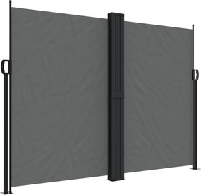 vidaXL Σκίαστρο Πλαϊνό Συρόμενο Ανθρακί 180 x 1200 εκ.