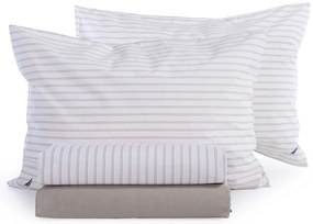 Σεντόνια Διπλά (Σετ) Nautica By Nef-Nef Homeware Nau Coast Εκρού
