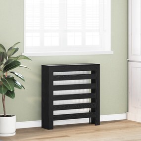 vidaXL Κάλυμμα Ραδιόρ Μαύρο Δρυ 78x20x82 εκ. Επεξεργασμένο Ξύλο