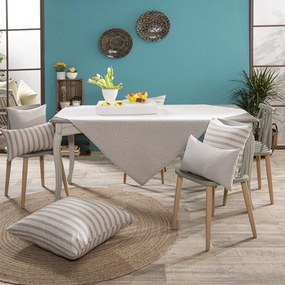 Τραπεζομάντηλο Laredo 11 Grey Teoran 135X135cm Cotton-Polyester