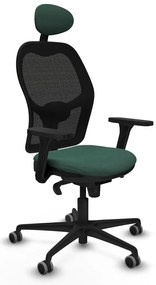 Καρέκλα γραφείου με κεφαλάρι Jorquera Piqueras y Crespo 3D036G1 Πράσινο