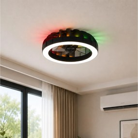 ΑΝΕΜΙΣΤΉΡΕΣ FANORA PLAFONDVENTILATOR MET LAMP - ZWART - BRILLI