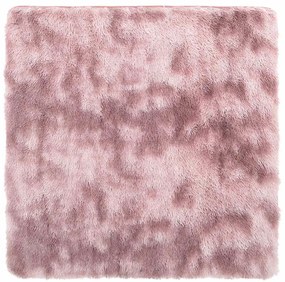 vidaXL Χαλί Shaggy με Ψηλό Πέλος NAVARRA Σκ. Ροζ 120x120 εκ.