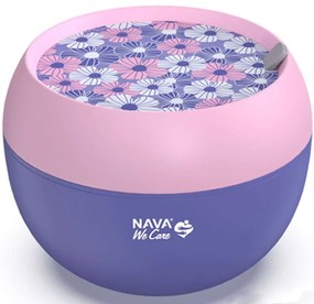 Φαγητοδοχείο We Care 10-259-011 Φ15x11,5cm 800ml Multi-Purple Nava Silicon,Plastic