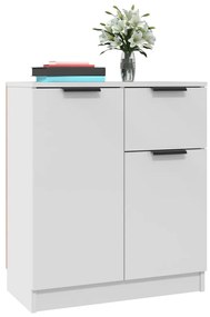 vidaXL Ντουλάπια 2 τεμ. άσπρο 60x30x70 εκ. Επεξεργασμένο Ξύλο
