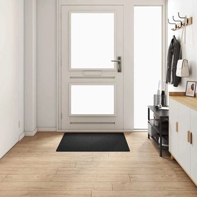 vidaXL Δερμάτινο Χαλί Ανθρακί 100 x 100 cm 100% Πολυπροπυλένιο