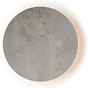 Φωτιστικό Επίτοιχο Aca ZM1715LEDWC ECLIPSE Γκρι (Grey) 3000K