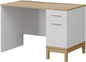 Γραφείο Ξύλο / Λευκό Δρυς DEGECON 120x65x77.3