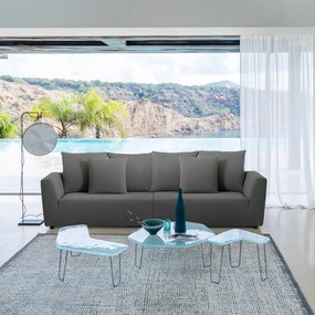Μισός καναπές με ταπετσαρία από βαμβάκι λινό, Chill
