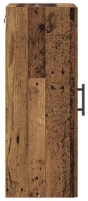 vidaXL Επιτοίχιο ντουλάπι Παλιό Ξύλο 34,5 x 34 x 90 εκ.