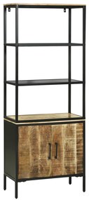 vidaXL Υψηλός Πίνακας 70x35x180 εκ. Στερεό Ξύλο Μάνγκο