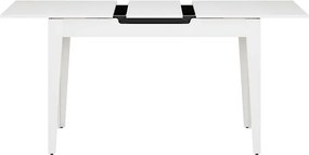 Τραπέζι Trendline Megapap επεκτεινόμενο χρώμα λευκό 120/150x70x75εκ.