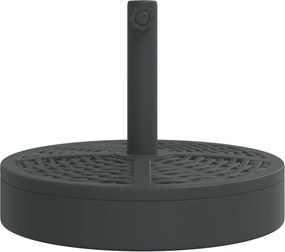 vidaXL Βάση Ομπρέλας Ασημί για Ιστό Ø38/48 χιλ. 25 κ. Γρανίτη