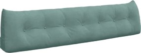 vidaXL Μαξιλάρι Πλάτης Θαλασσί 200 x 24 x 50 εκ Βελούδο