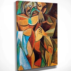 Πίνακας Καμβάς 265VGA1236 30x40cm Multi Wallity Vertical Wood, Canvas