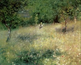 Αναπαραγωγή Spring at Chatou, c.1872-5, Pierre Auguste Renoir