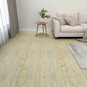vidaXL Δάπεδο Αυτοκόλλητο Ανοιχτό Καφέ 55 τεμ. 5,11 μ² από PVC