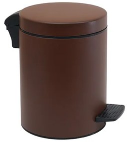 Καλάθι Απορριμμάτων Matte Wenge 5lt Pam & Co 20x28εκ. 05-096-943