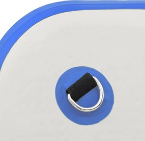 vidaXL Πλατφόρμα Φουσκωτή Πλωτή Μπλε / Λευκή 200 x 150 x 15 εκ.