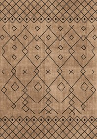 Χαλί Καφέ/Μαύρο Ν.5005 120x180cm