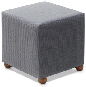 Σκαμπώ Ranma Megapap υφασμάτινο χρώμα γκρι 40x40x40εκ.-GP043-0074,2