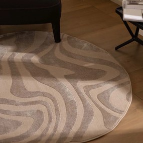Χαλί (200x200) Royal Carpet Organic Shape 265 Beige