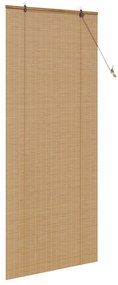 vidaXL Ρολά και Σκίες Παραθύρων Ανοιχτό καφέ 80 x 220 cm Μπαμπού