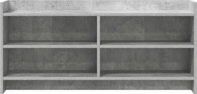 VidaXL Ντουλάπι TV 100 x 33 x 47 εκ Γκρι Σκυροδέματος