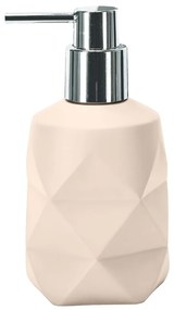 Δοχείο Κρεμοσάπουνου Crackle 7x15cm Sandbeige Kleine Wolke Polyresin