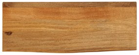 vidaXL Επιφάνεια Τραπεζιού 70x30x2,5 εκ. Live Edge Μασίφ Ξύλο Μάνγκο