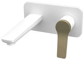 Μπαταρία Νιπτήρος Εντοιχισμού Andare WNW148073PH-B White-Gold Karag Metal