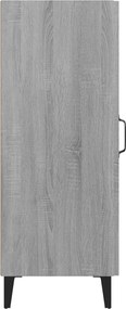 vidaXL Ντουλάπι Γκρι Sonoma 34,5x34x90 εκ. από Επεξεργασμένο Ξύλο