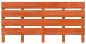 vidaXL Κεφαλάρι με κεφαλάρι Καφέ 140.5 x 3 x 80 cm Μασίφ ξύλο πεύκου