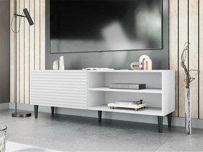 Τραπέζι Tv Comfivo H104, Άσπρο, 150x53x40cm, 24 kg | Epipla1.gr