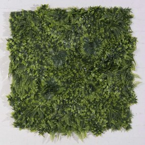 Τεχνητή Φυλλωσιά Φτέρη Με Φίκο Floris 6291-7 100x100cm Green Supergreens 100X100cm