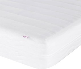 vidaXL Κρεβάτι με Στρώμα Dover Μαύρο 120x200 εκ. Υφασμάτινο
