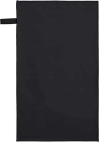 vidaXL Αθλητικές Πετσέτες 2 pcs Μαύρο 50 x 30 cm