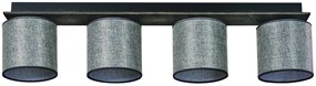 Σποτ Φωτιστικό Οροφής Τετραπλό Ε27 20x90 Arkolight-3420-4/4-Γκρι 3420-4/4