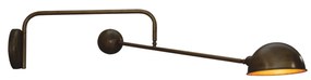 HL-3539-1 L OLIVER OLD BRONZE WALL LAMP