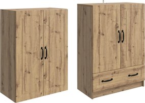 vidaXL Σέτ Ντουλαπιών 2 τμχ. Artisan Δρυς Επεξεργασμένο Ξύλο