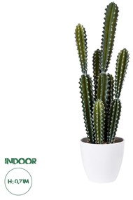 GloboStar® Artificial Garden CEREUS JAMACARU CACTUS 20095 Τεχνητό Διακοσμητικό Φυτό Κάκτος Κηρίος Υ71cm