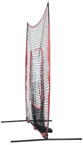 VEVOR 7x7 ft Baseball Softball Practice Net, Portable Baseball Training Net for Hitting Catching Pitching, Backstop Baseball Equipment with Bow Frame, Carry Bag, Strike Zone, Ball, Tee, Ball Collector