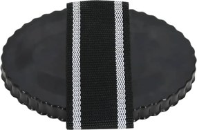 vidaXL Βούρτσες για Άλογα 3 Τεμ. Μαύρες από Ατσάλι