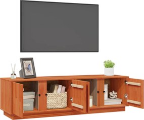 vidaXL Ντουλάπι TV Κερωμένο Καφέ 140 x 40 x 40 εκ Στερεό πεύκο