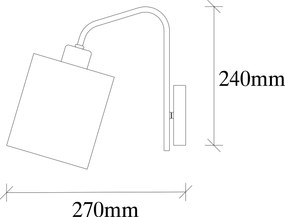 Wall Lamp Ve - 6002 Nickel
White