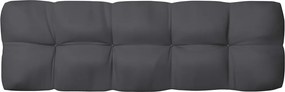 vidaXL Μαξιλάρια Καναπέ Παλέτας 7 τεμ. Ανθρακί