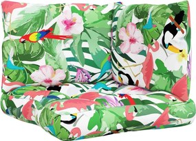 vidaXL Μαξιλάρια Παλέτας 3 τεμ. Πολύχρωμα από Ύφασμα Oxford