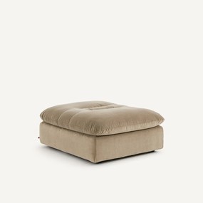 Υποπόδιο σύνθσης από βελούδο stonewashed, GIULIANO